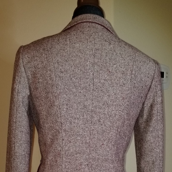 ✅#199 N W/O T Sm Halogen burgundy/off-white tweed - Picture 6 of 12